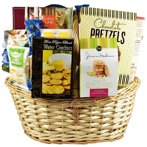 Gift Basket Village With Deepest Sympathy, Bereavement and Sympathy Gift Baskets with Grief Gifts and Comforting Snacks (XL)